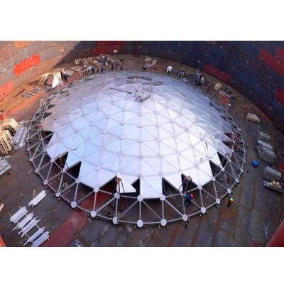 China Aluminum Geodesic Dome Roofs Storage Tank Aluminum Dome Roofs for Tanks for sale