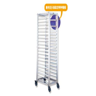 China Rk Bakeware Manufacturer China-Aluminum Flatpack Cooling Rack Sheet Bun Pan Rack for sale