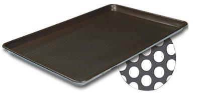 China RK Bakeware China Foodservice Nonstick Perforated Aluminium Baking Tray Glaze for sale