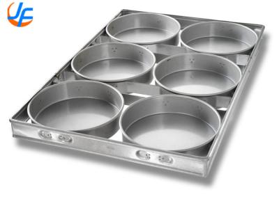 China RK Bakeware China Foodservice Chicago Metallic 6 Straps Aluminum Round Cheese Cake Pan Glazed for sale