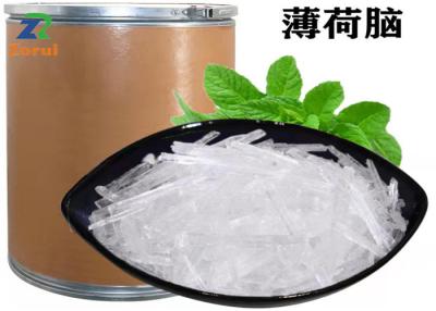 Cina Estratto CAS 89-78-1 della menta piperita di Crystal Peppermint Camphor 2216-51-5 99% del mentolo in vendita