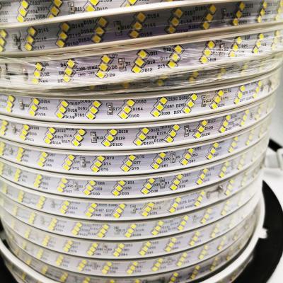 China Verlichtingsoplossingen 110V/220V LED Strip Light 100m/roll Met connector Aanpassen lengte Te koop