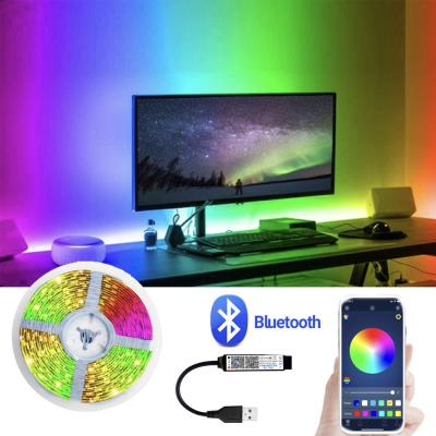 Chine 24 Keys Bluetooth Control 5m RGB LED Strip Light Set For Warehouse Landscape Lighting à vendre