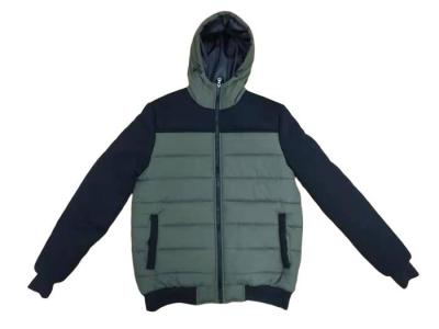 China Mens Washed Cotton Padded Jacket Green Mens Winter Coats Outerwear for sale
