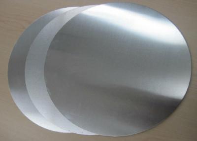 China Non Stick Fry Pan 1000 Series Aluminum Round Disc Silver Corrosion Resistance for sale