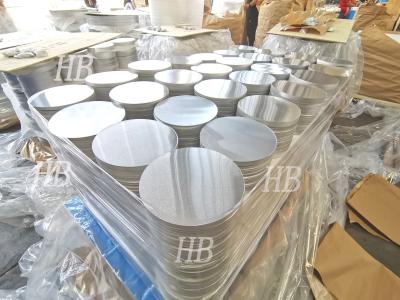China 1000 series de H14 del espacio en blanco de la plata brillante de los discos de aluminio para la cocina del vapor en venta