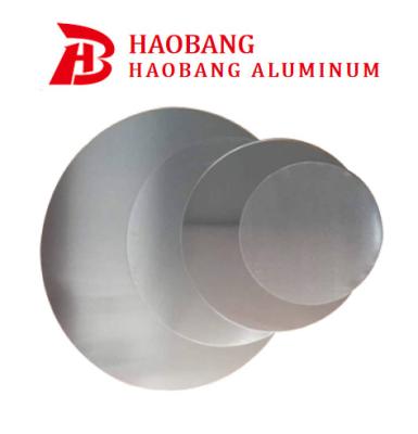 Chine Plat rond en aluminium argenté adapté aux besoins du client de gaufrette d'alliage de plat de disque en métal de cercle à vendre