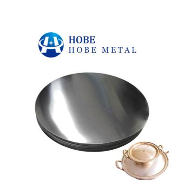 China 5.0mm Deep Drawing Aluminium Discs Circles 3000 Series Round Plate For Cookware for sale