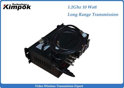China AC 220V Long Range Hd Video Transmitter 10W CCTV Surveillance Wireless Transmission for sale