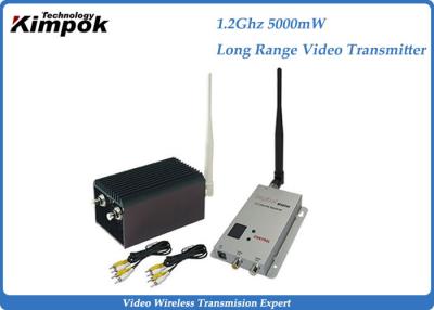 China DC 12V Long Range Video Transmitter And Receiver , Wireless UAV Transmitter with 5000mW for sale