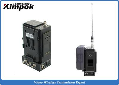 China Man portable 5 Watt HD Wireless Transmitter Microwave AV System AES128 Encryption for sale