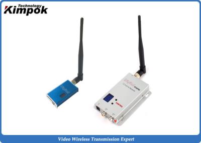China 5000mW Mini UAV Wireless Video Transmitter 1200Mhz 70km LOS FPV Video Link 64*40*15mm for sale