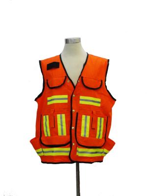 China Construction Field 3M Reflective Safety Vest for sale