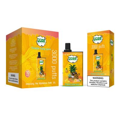 China Pineapple Orange Guava 3IN1 Disposable Vape Device 3000 Puffs 1x10PK for sale