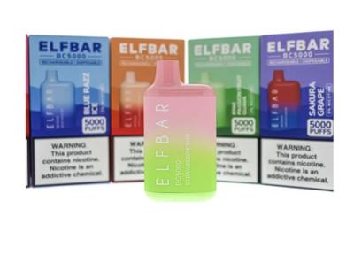 China Elf Bar BC5000 Disposable Pod Disposable Vape Device Draw Activated Mechanism for sale