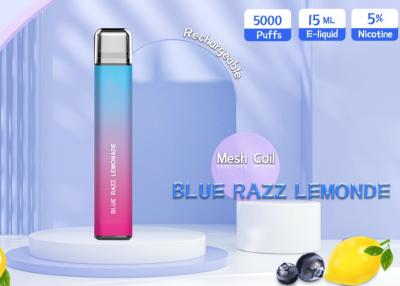 China 950mah 5% Nic Disposable Vape Device Blueberry Raspberry Lemon for sale