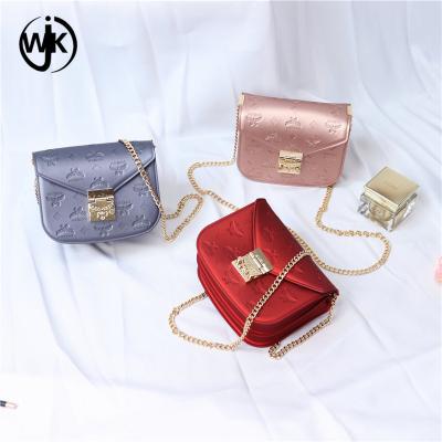 China online shopping small size sling bag Guangzhou factory cheap price lady bags pvc jelly bag for sale