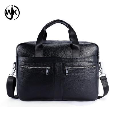 China Guangzhou factory handmade leather bag business man shoulder bags leather laptop handbag for sale