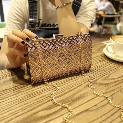 China ladies fancy luxury evening bag top quality girls purse new style evening clutch bag metal purse making suppliers for sale
