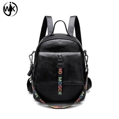 China Hot-selling Guangzhou factory double shoulder Backpack genuine leather lady shoulder backpack for sale
