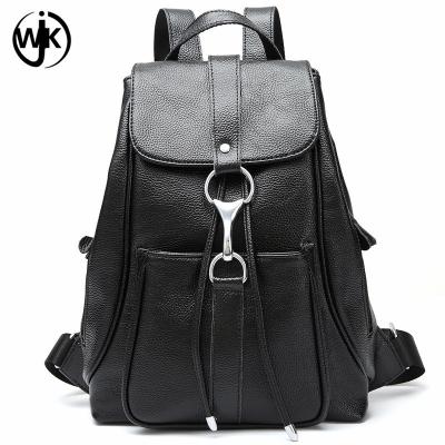 China China factory leather bags nice design women backpack bags new arrival cow leather backpack anti theft for sale