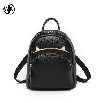 China Fashion private label backpack small leather backpack women China factory wholesale price cute leather lady bags for sale