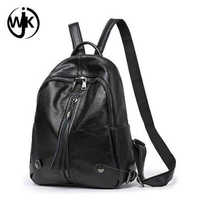 China Factory Lady Bags Multi-function Genuine Leather Travel Outdoor Lady Backpack Waterproof Custom leather backpack for sale