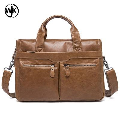 China China online shopping men hand leather bag trendy men laptop bag leather soft durable leather messenger bag men for sale