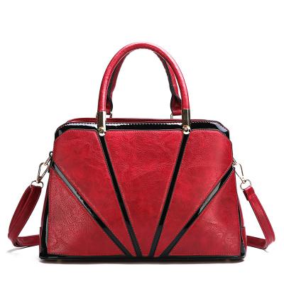 China High quality fashion girl pu leather shoulder bag new design strap handbag cheap price vegan leather handbag for sale