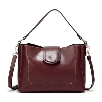 China Cheap price high quality  leather shoulder bag Korean handbag  for women custom for sale