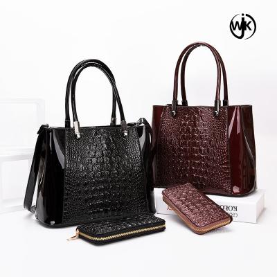 China wholesale cheap price of hand bag for women in china hot sale women bag handbag and wallet set for sale