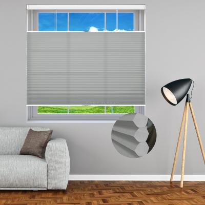 China UV Protection Child Safety Top Down Bottom Up Cordless Cellular Shades Light Up Honeycomb Filter Shades for sale