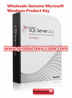 China Windows Server 2008 R2 Standard, Microosft SQL Server 2012 Standard OEM Activation Key for sale