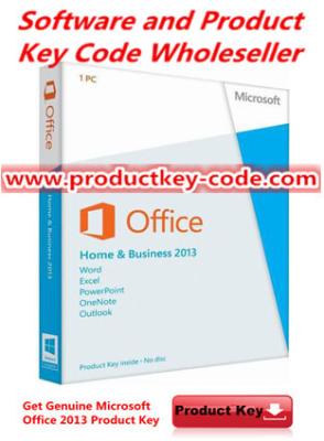 China Microsoft Office 2013 Product Key, Buy Microsoft Office Home and Business 2013 FPP Key 1 PC for sale