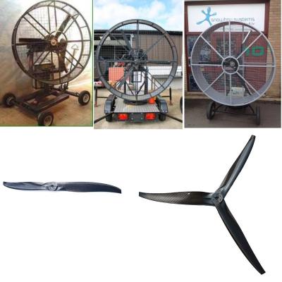China Wind machine for film carbon propellers , wind generator propellers, blower propellers  130cm-170cm 2-3-4blades for sale