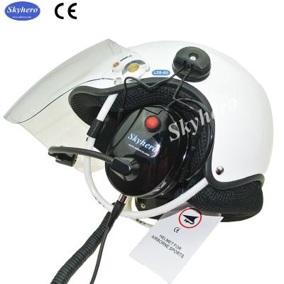 China Noise cancel Powered paragliding helmet PPG helmet EN966 Paramotor helmet White Black Blue Red for sale