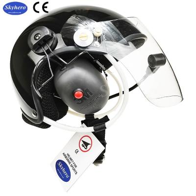 China EN966 Paramotor helmet with high noise cancel headset 3M Powered paragliding helmet PPG helmet for sale