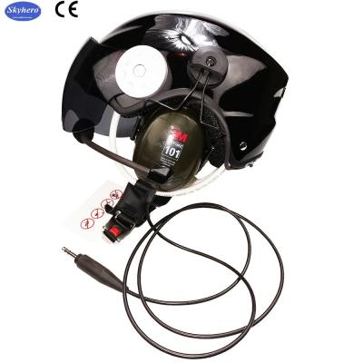 China En 966 Standard Powered Paragliding Helmet  Noise Cancel Paramotor Helmet Color Red Black White Blue Paramotor for sale
