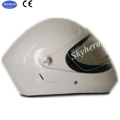 China Full face Paragliding helmet factory price White hang gliding helmet Long board helmet wholesale for sale