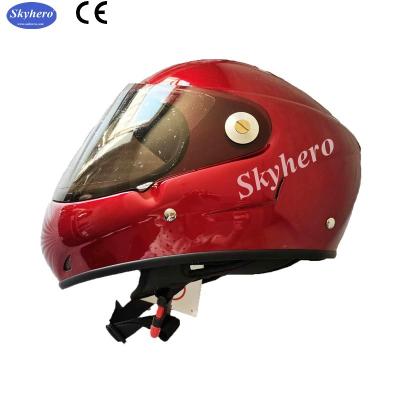 China Black colour Full face Paragliding helmet GD-F Hang gliding helmet  EN966 certificated for sale