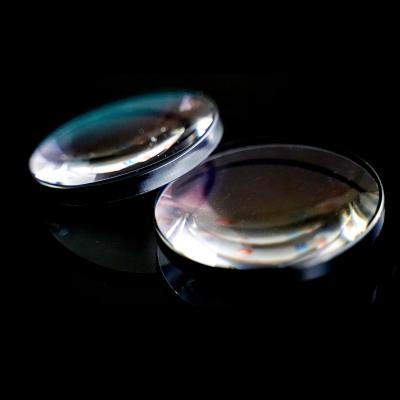 China Quartz 100mm Optical Glass Lens , BK7 Convex Spherical Lens for sale