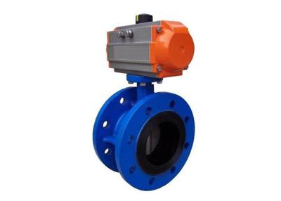 China BGTWF Modulating Flange Rubber Seal Pneumatic Butterfly Valve for sale