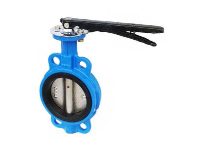 China BSWF Rubber Seal Hand Lever Wafer Centre Line Butterfly Valve for sale