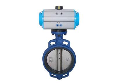 China BGTWA On/Off Wafer Rubber Seal Pneumatic Butterfly Valve for sale