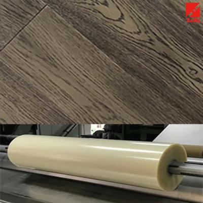 China Productores de capas de acústica impermeables a la luz de 0,2 mm 0,3 mm 0,5 mm 0,7 mm transparentes resistentes al desgaste para suelos SPC en venta