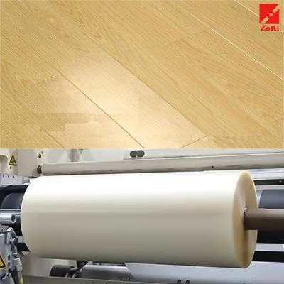 China Professional 970mm Width Transparent Wear Layer Manufacturers For LVT Flooring for sale