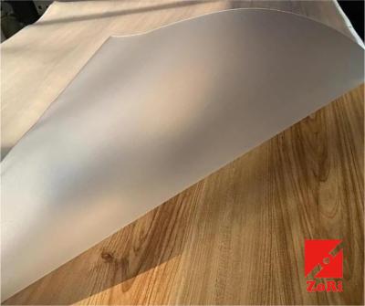 China Professional 970mm 980mm Width PVC Wear Layer Manufacturer for Luxury Vinyl Plank Flooring for sale