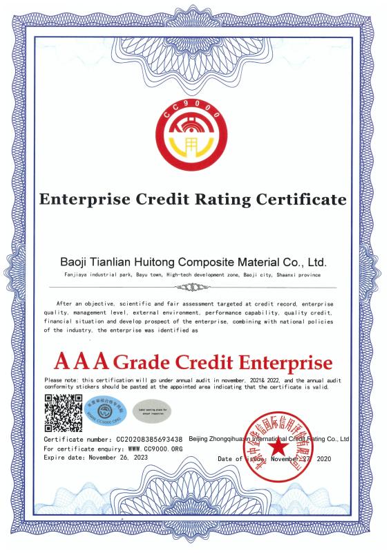 CC9000 - Baoji Tianlian Huitong Composite Materials Co., Ltd.