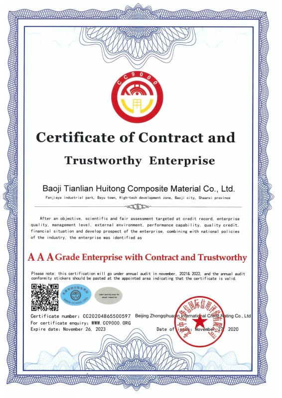 CC9000 - Baoji Tianlian Huitong Composite Materials Co., Ltd.
