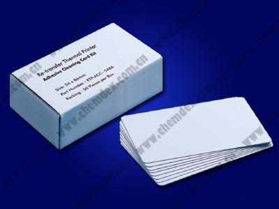 China Re-transfer printer ACC-5486 CR80 Adhesive Cleaning Card Kit/Matica cleaning kits/CR80 cleaning cards for sale